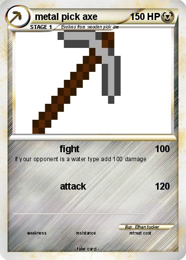 Pokemon metal pick axe