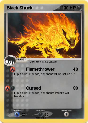 Pokemon Black Shuck