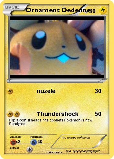 Pokemon Ornament Dedenne