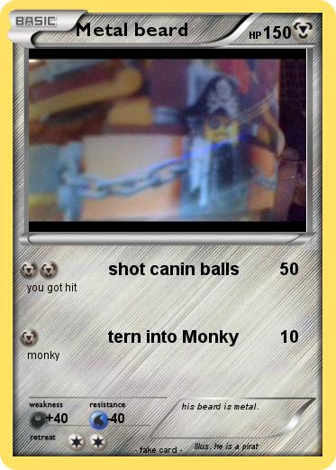 Pokemon Metal beard