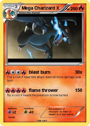 Pokemon Mega Charizard X