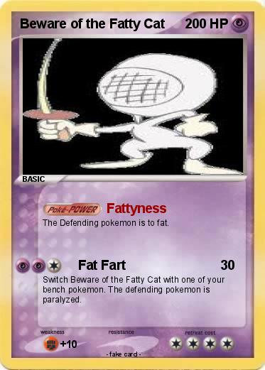 Pokemon Beware of the Fatty Cat