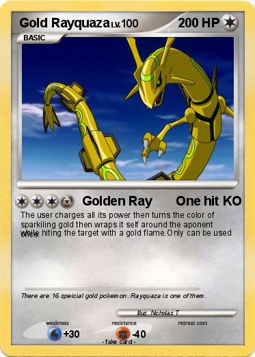 Pokemon Gold Rayquaza
