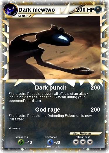 Pokemon Dark mewtwo