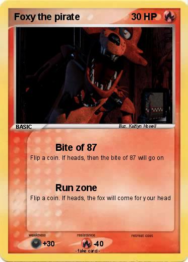 Pokemon Foxy the pirate
