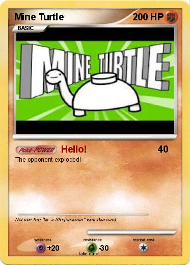 Pokemon Mine Turtle