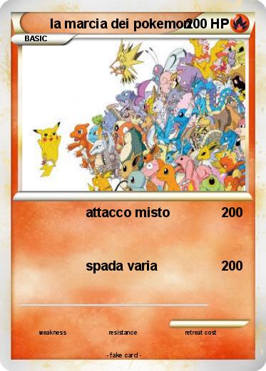 Pokemon la marcia dei pokemon