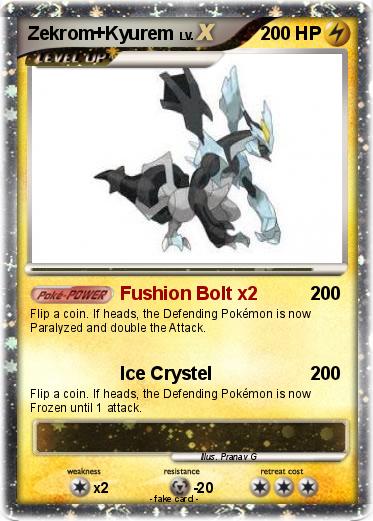 Pokemon Zekrom+Kyurem