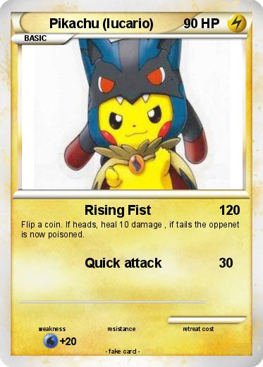 Pokemon Pikachu (lucario)
