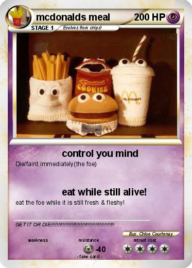 Pokemon mcdonalds meal