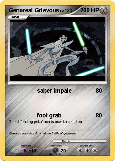 Pokemon Genareal Grievous