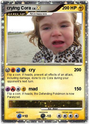 Pokemon crying Cora