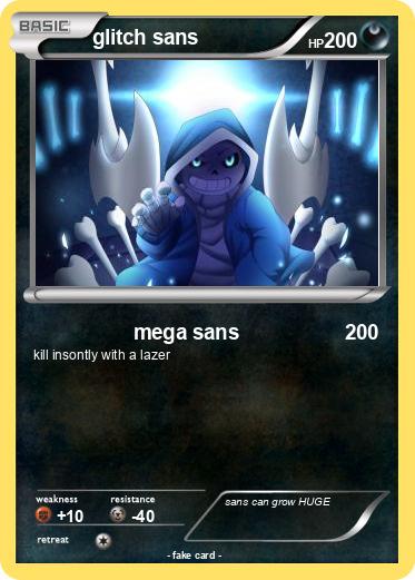 Pokemon glitch sans