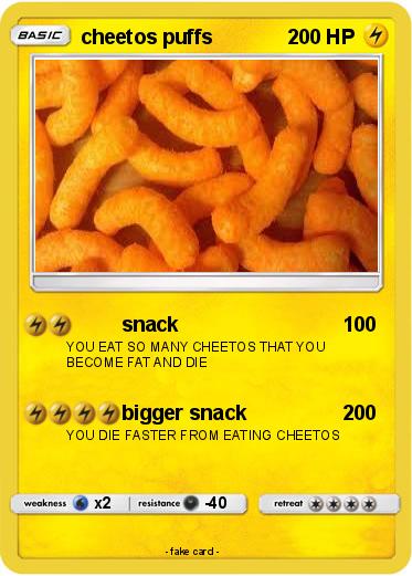 Pokemon cheetos puffs