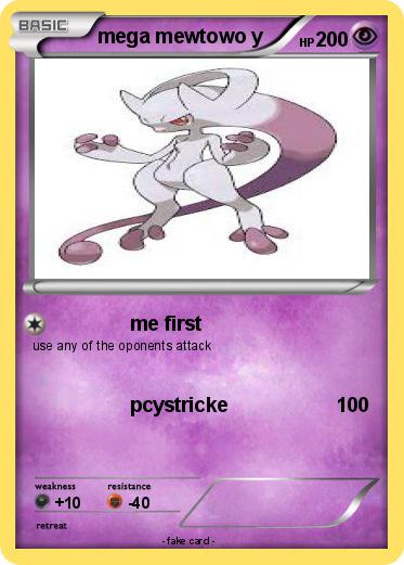 Pokemon mega mewtowo y