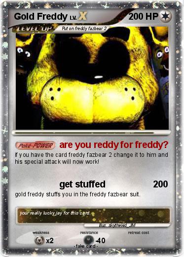 Pokemon Gold Freddy