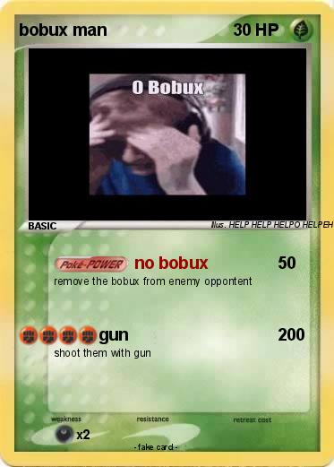 Pokemon bobux man
