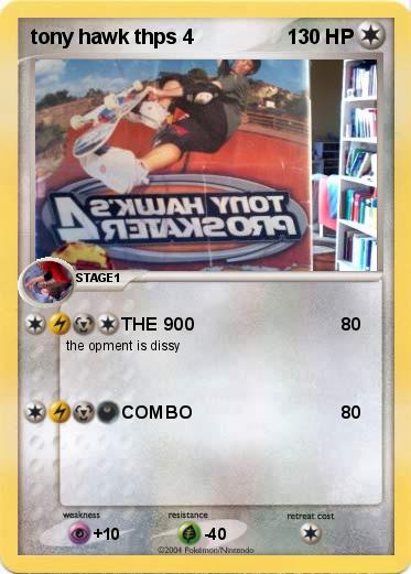 Pokemon tony hawk thps 4
