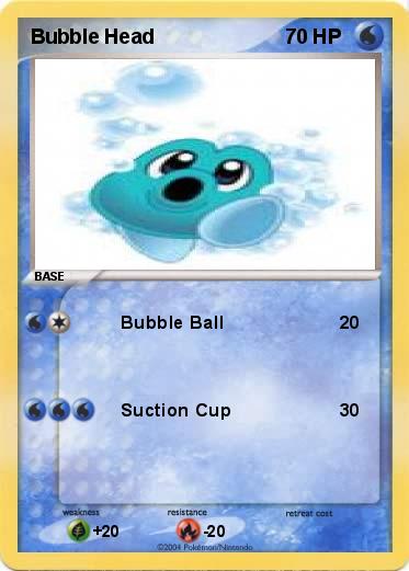 Pokemon Bubble Head