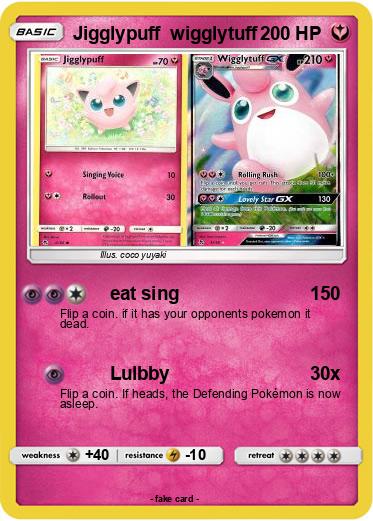Pokemon Jigglypuff  wigglytuff