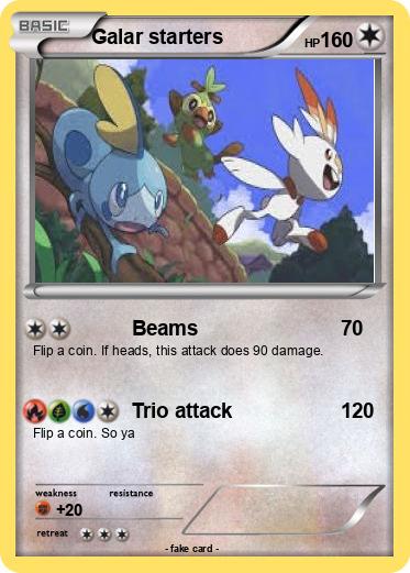 Pokemon Galar starters