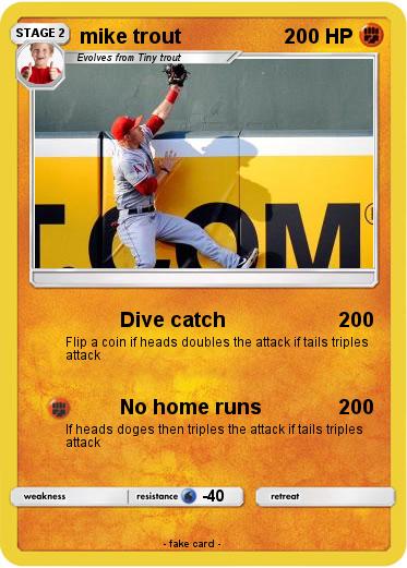 Pokemon mike trout