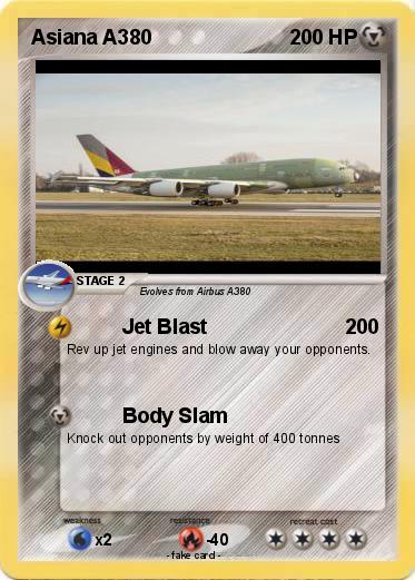 Pokemon Asiana A380