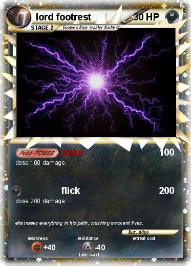 Pokemon lord footrest