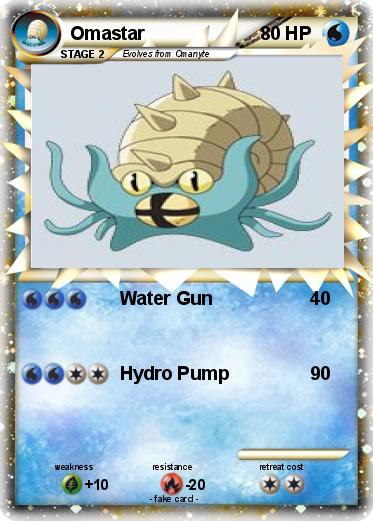 Pokemon Omastar