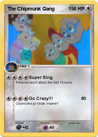 Pokemon The Chipmunk Gang