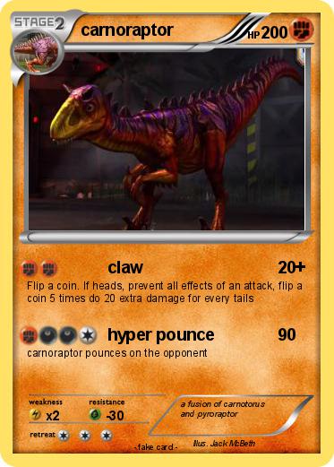 Pokemon carnoraptor