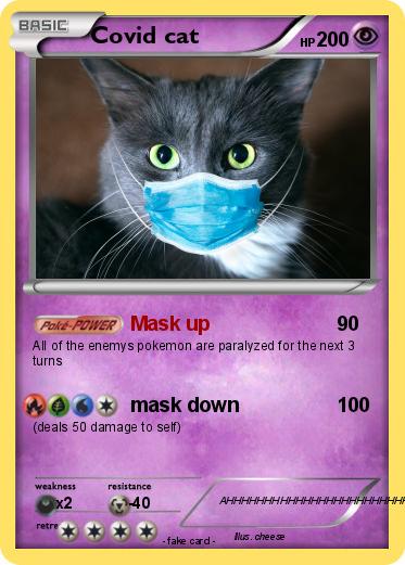 Pokemon Covid cat