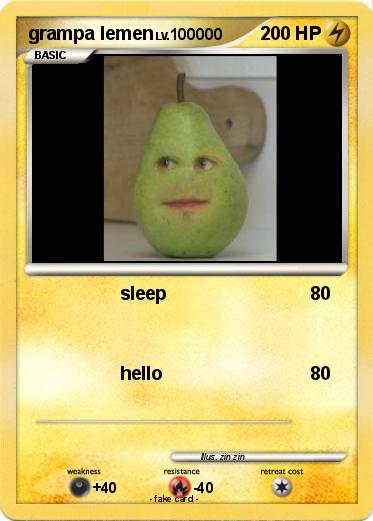 Pokemon grampa lemen