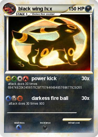 Pokemon black wing lv.x
