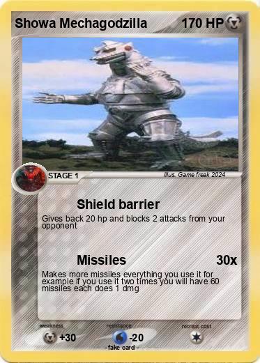 Pokemon Showa Mechagodzilla