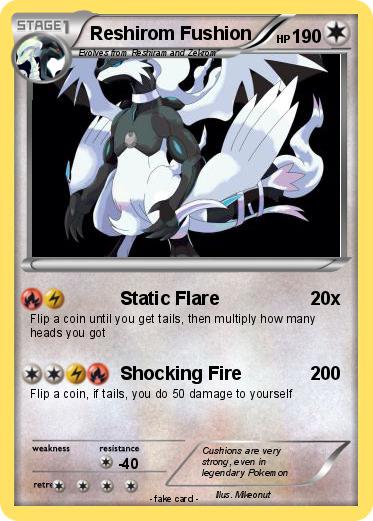 Pokemon Reshirom Fushion