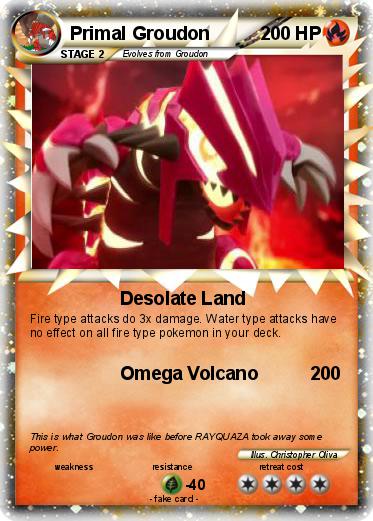 Pokemon Primal Groudon
