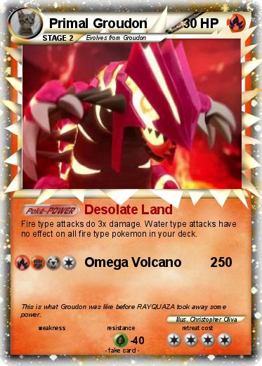 Pokemon Primal Groudon