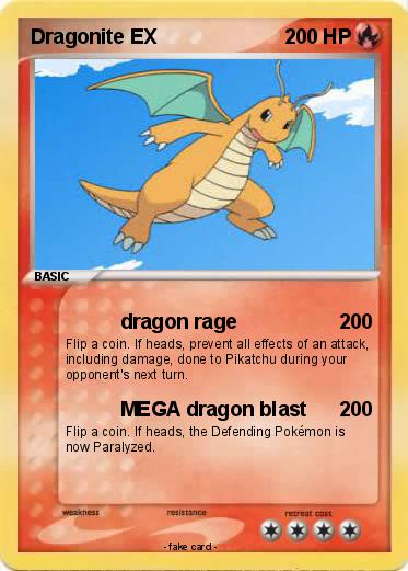 Pokemon Dragonite EX