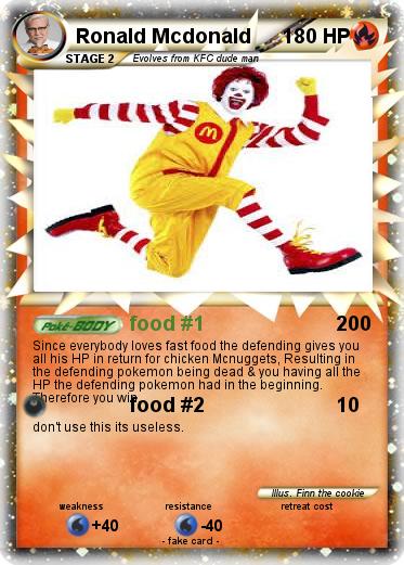 Pokemon Ronald Mcdonald