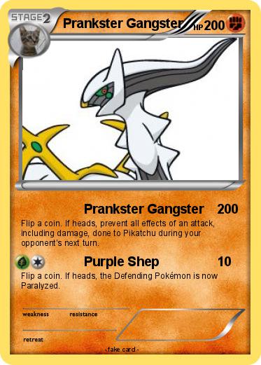 Pokemon Prankster Gangster