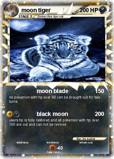 Pokemon moon tiger