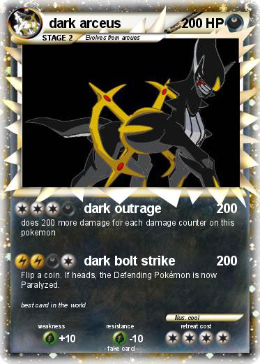 Pokemon dark arceus