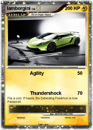Pokemon lamborgini