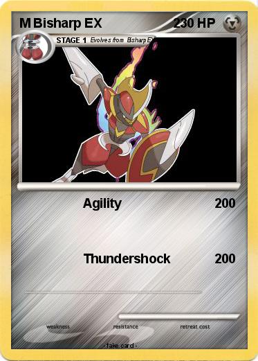 Pokemon M Bisharp EX                    2