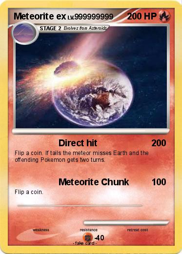 Pokemon Meteorite ex