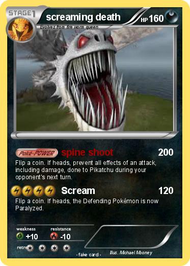 Pokemon screaming death
