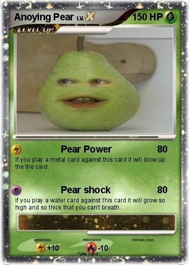 Pokemon Anoying Pear