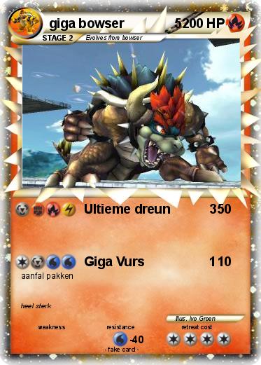 Pokemon giga bowser              5