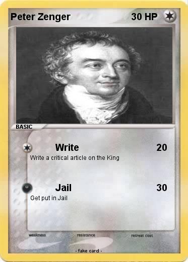 Pokemon Peter Zenger